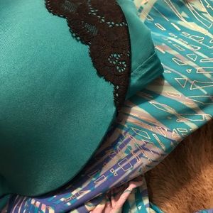 Cacique lined wire bra with lace